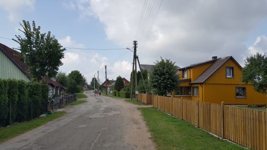 Finally at the end of the road you reach Viekšniai